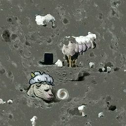 Dessine-moi un mouton sur la lune